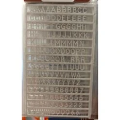 Slaters 1103 3mm Alphabet