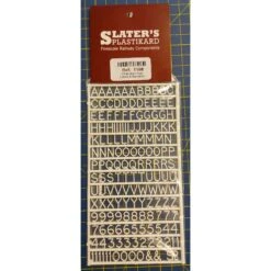 Slaters 1108 8mm Alphabet