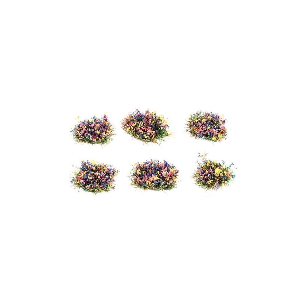 Peco 4mm Self Adhesive Grass Tufts With Flower