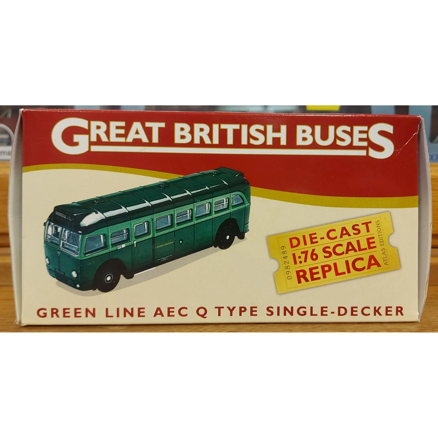Ex-magazine Models AEC Q Single Decker Green Line (1:76)