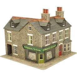 Metcalfe OO Corner Shop - Stone - OO Scale