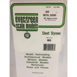 Evergreen EG4526 .040(1.0mm)sp .013(0.33mm)wd Metal Siding