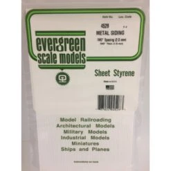 Evergreen EG4528 .080(2.0mm)sp .027(0.68mm)wd Metal Siding