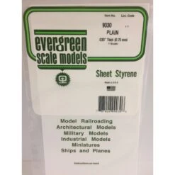 Evergreen EG9030 .030(0.75mm) Plain Sheet (2)