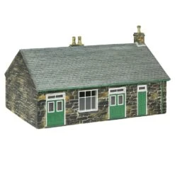 Scenecraft Harbour Station Booking Office - Green (OO-9)