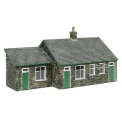 Scenecraft Harbour Station Gents And Office - Green (OO-9)