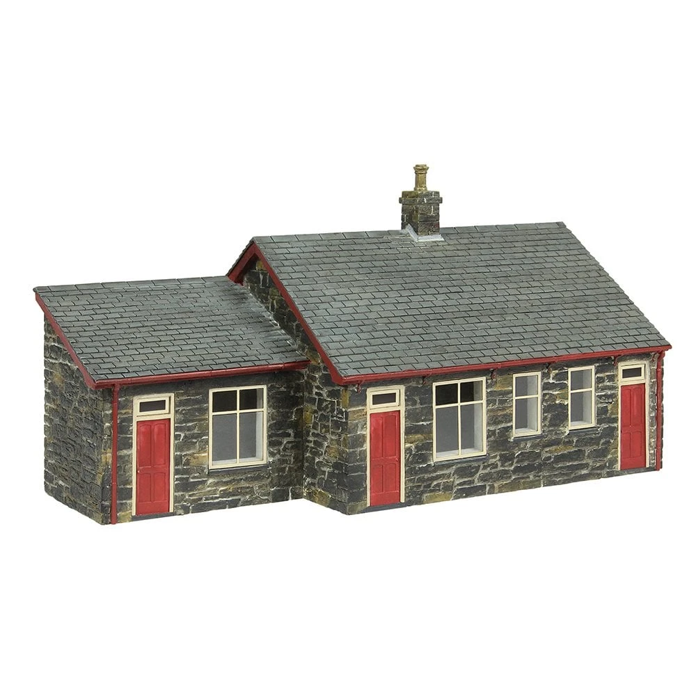 Scenecraft Harbour Station Gents And Office - Red (OO-9)