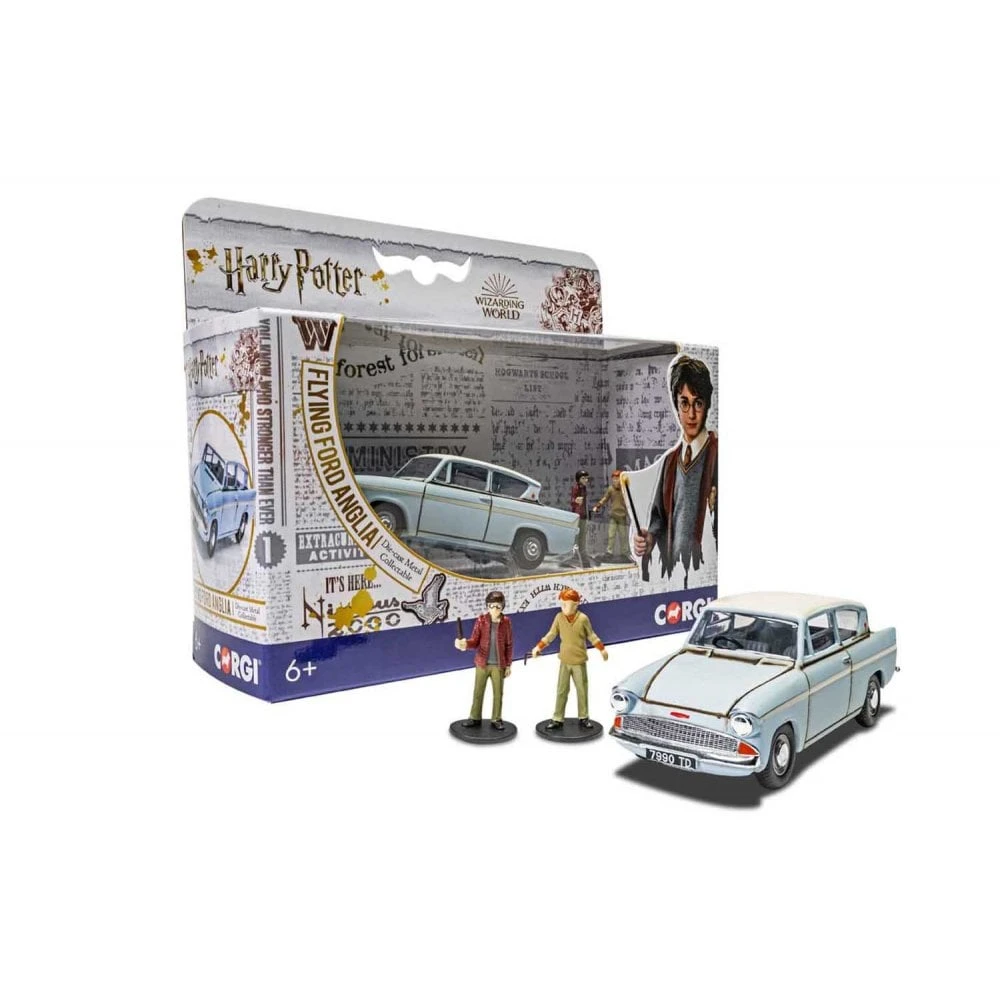 Corgi Harry Potter -Enchanted Ford Anglia W/Harry And Ron Figures