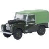 Oxford Diecast Land Rover Series I 88'' Canvas Bronze Green Plimsoll