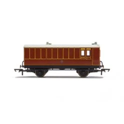 Hornby LB&SCR 4 Wheel Coach Brake Baggage 102 - Era 2