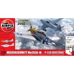 Airfix Messerschmitt Me262 & P-51D Mustang Dogfight Double