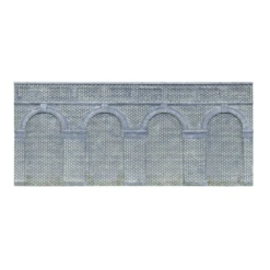 Hornby Mid Level Arched Retaining Walls X2 (Engineers Blue Brick)