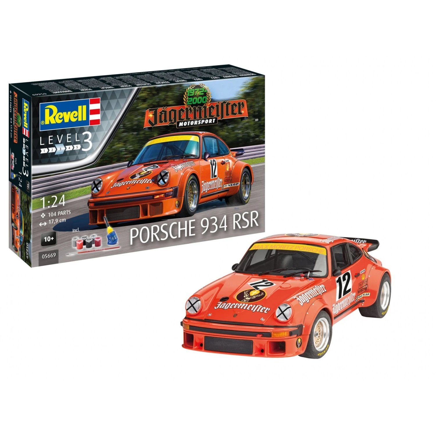 Revell Porsche 934 RSR Jagermeister Livery Set