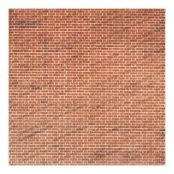 Metcalfe N Red Brick Sheets - N Scale