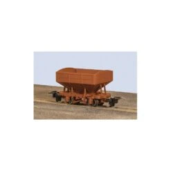 Peco Snailbeach District Railways 4-wheel Hopper Wagon Plain Brown