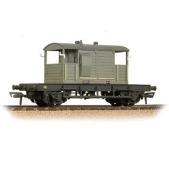 Bachmann SR 25T 'Pill Box' Brake Van Left-Hand Duckets BR Grey (Early)[W]