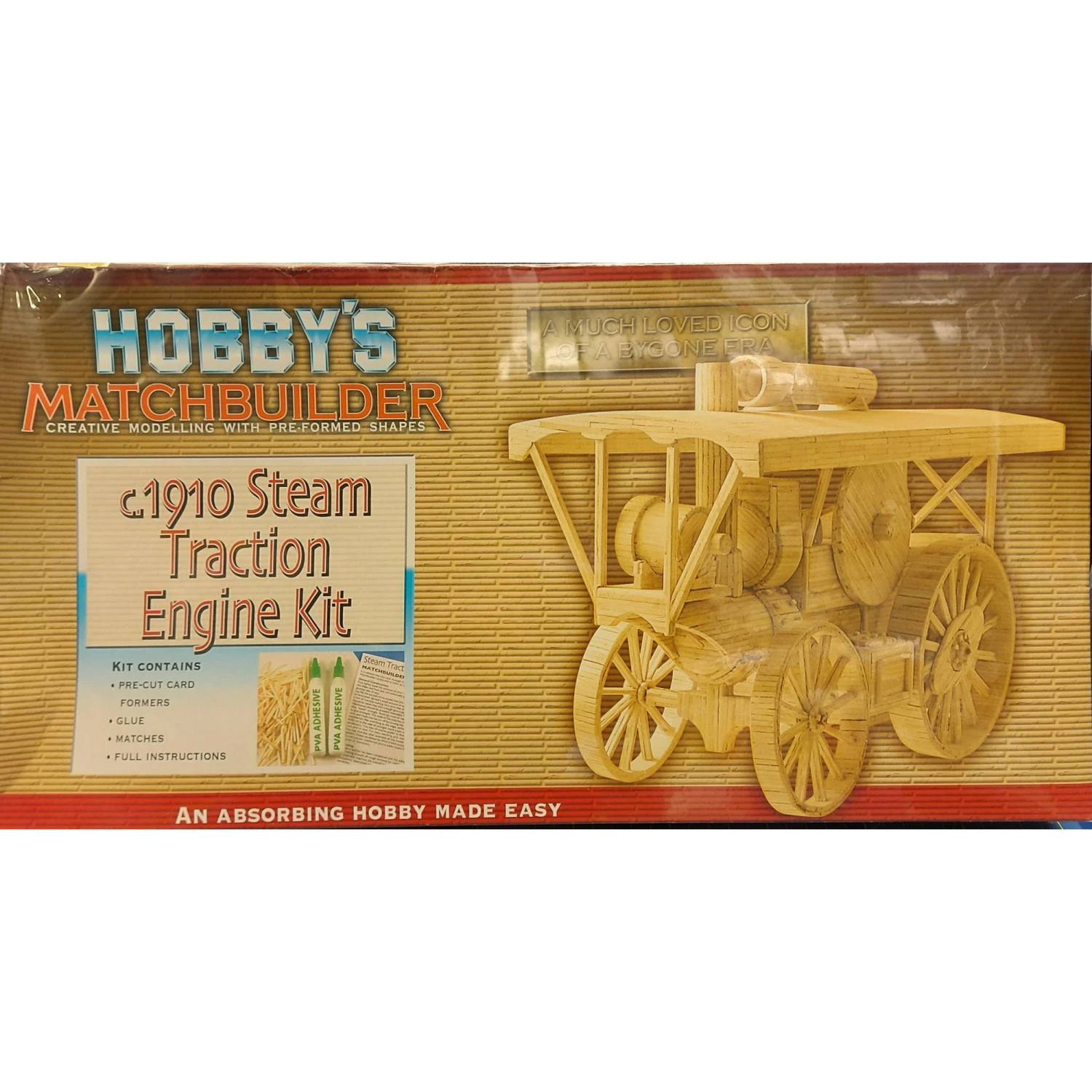 Traction Engine Matchstick Kit