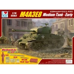 I Love Kit US M4A3E8 Sherman Easy Eight, WWII Medium Tank Early (1:16)
