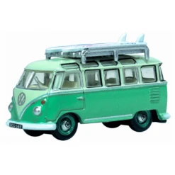 Oxford Diecast VW T1 Samba Bus - Turquoise/Blue White