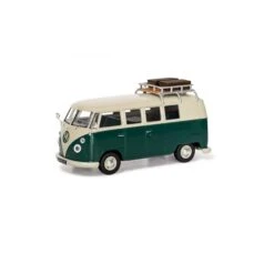 Corgi VW Type 2 1500 SP Devon Caravette. Pearl White & Velvet Green.