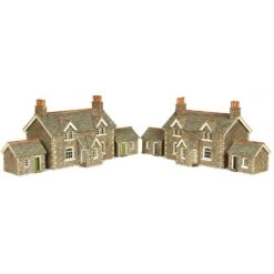 Metcalfe N Workers Cottages - N Scale